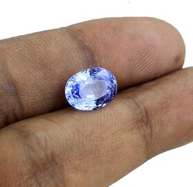 JAIPUR GEMSTONE 7.25 Ratti Blue Sapphire Nilam Stone.