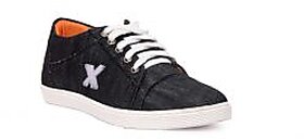 Messi Men Black Lace-up Casual Shoes