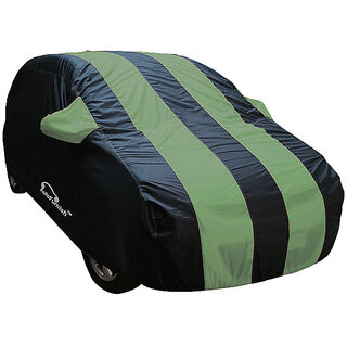 Autofurnish Stylish Green Stripe Car Body Cover For Maruti New Alto 800 Arc Green-black.