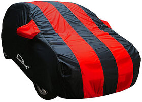 Autofurnish AF-6 Stylish Red Stripe Car Body Cover For Maruti Swift Arc Red Black.