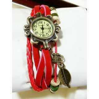 Analogue White Dial Girl'S Watch