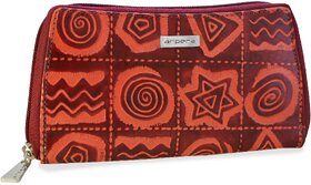 arpera Sofia Leather pouch purse cherry C11559-4