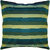 Jagdish Store Gray Polyester Striped Cushion Cover
