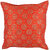 Jagdish Store Orange Poly Cotton Printed Cushion Cover