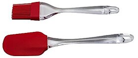 Kudos Set Of Silicone Brush  Spatula for cocking applying butter oil (kitchen Tool)