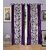 Geonature Purple Kolavery polyster Eyelet Door Curtains Set Of 6 Size 4X7 (G6CR7F-194)
