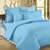 Ahmedabad Cotton Premium Sateen Striped Double Bedsheet With 2 Pillow Covers