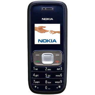 (Refurbished) Nokia 1209 (Single Sim, 1.4 inches Display) -  Superb Condition, Like New