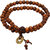 Memoir Wooden tiger eye stretch fengshui vastu bracelet