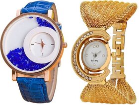 Star Colors Fast Selling Beautiful  Hot Combo Pair Best Selling Combo Analog Watch - For Girls