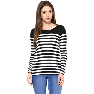 Miss Chase Women's  Round Neck Cap Sleeves Basic Plain Top