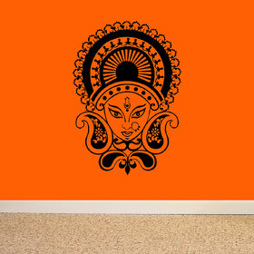 Decor Villa Wall Sticker (Durga mata ,Surface Covering Area 17 x 24 Inch)