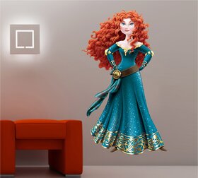 Decor Villa Wall Sticker (Merida princess,Surface Covering Area 29 x 17 Inch)