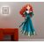 Decor Villa Wall Sticker (Merida princess,Surface Covering Area 29 x 17 Inch)