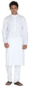 Lagnesh White Kurta Pajama Set