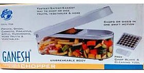 Ganesh Vegetable & Fruit Chopper | Manual Hand Press Cutter for Fast Kitchen Chopping