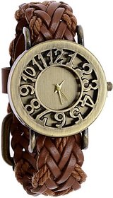Womens watches ladies watches girls watches hallow brown dial watch
