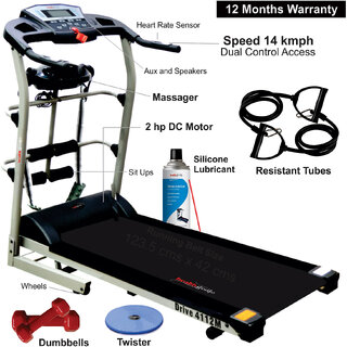 Healthgenie 7in1 Motorized Treadmill 4112M (2.0 HP).