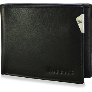 mypac-cruise Genuine Leather trifold wallet-Best gift for men-Black  C11578-1