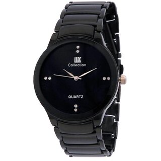 IIk Collection Quartz Black Round Men Watch IIK034M