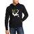 Campus Sutra Mens Printed Hoodie