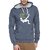 Campus Sutra Denim Mens Printed Hoodie