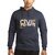 Campus Sutra Mens Printed Hoodie