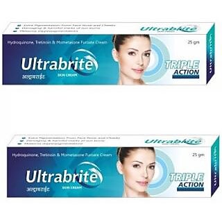 Ultrabrite Triple Action Skin Whitening Cream(set of 2 pcs. ).