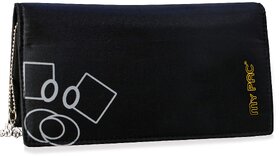 my pac Mia hand clutch purse for girls black  C11575-1