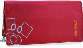 my pac Mia hand clutch purse for girls red C11575-3