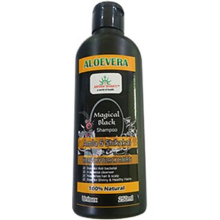 Aryanshakti AloeVera Amla  Shikakai Magical Black Shampoo 250ml