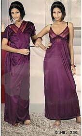 Super Sexy 2p Night Wear Set Blue Nighty sheer on Chest  Over Coat New Honeymoon Sleep Set Gurlz Night Slip Gown  Robe Set 230#