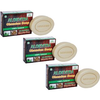 Aryanshakti Aloevera Chandan Soap (pack of 3)