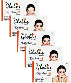 Globus Remedies Antifungal Soap- KETOBUS-Z 75 gms, Set of 5