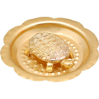 Wish fulfilling Tortoise/Turtle/Kachchua on Metal Plate for Fulfillment of all your wishes