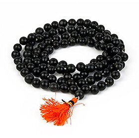 Yuvi Shoppe Black Agate (Hakik) Mala