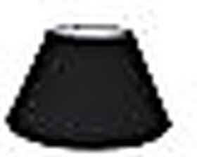 The Light Store Cotton Lamp Shade (Black, TLS2945COBL).