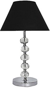 The Light Store Metal Table Lamp - Silver, 40 W.