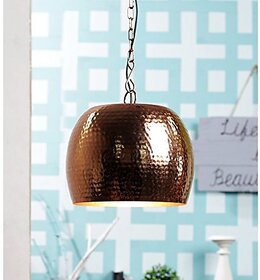 The Light Store Steel Pendant - Brown, 40 W.
