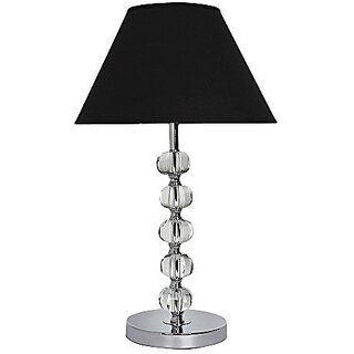The Light Store Metal Table Lamp - Silver, 40 W.