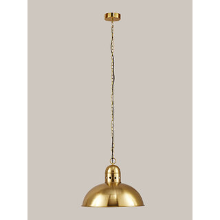 The Light Store Steel Pendant Light (Gold, 60 Watt).