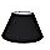 The Light Store Cotton Lamp Shade (Black, TLS2945COBL).