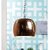 The Light Store Steel Pendant - Brown, 40 W.