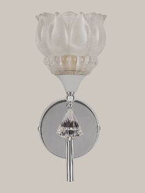 The Light Store Glass Lene Wall Light (White, 60 Watt).