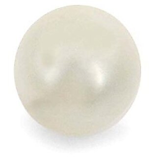 Yuvi Shoppe 7.25 Ratti Culture Pearl Gemstone , Moti Birthstone For Chndra Dasha