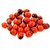 Red Gunja Chirmi  Rakat Gunja beads-21 pcs