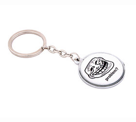 Daffodils Troll Key Chain (White, Black) KC1