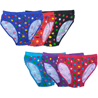 Slr fashion lady seamless cotton panties pack of 2 ( red+blue ) sort Love combo pack