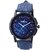 Axton Round Dial Blue Resin Strap Quartz Watch For Unisex