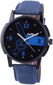 Axton Unisex Round Dial Blue Resin Strap Quartz Watch